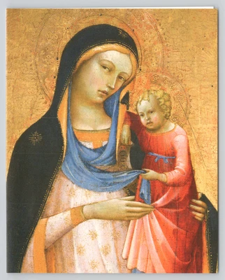 Greeting Card Madonna and Child - Lorenzo Monaco - "Peace and Joy" - Christmas - Image 1 of 4