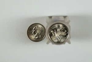 2000 P MASSACHUSETTS QUARTER ROLL FROM US MINT BAG; COMBINE SHIPPING! - Picture 1 of 2