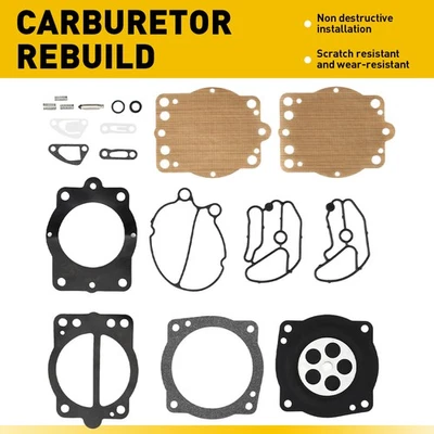Kit de reconstrução de carburador Fit Polaris Freedom Genesis Octane Pro Virage - Imagem 1 de 4