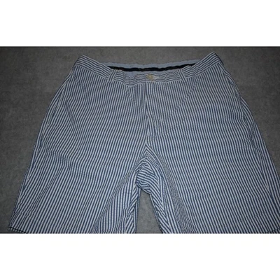 Pantalones Cortos Brooks Brothers Seersucker Para Hombre Talla 35 Bermudas Chinos Caquis Golf Azul Foto 1 de 4