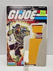 Vtg 1985 Hasbro G.I. Joe ARAH Alpine Full Uncut Card Back - Picture 1 of 8