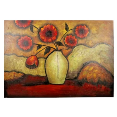 Arte de pared Uttermost 32076 amapolas rojas Grace Feyok circa 2010 descontinuado Foto 1 de 4