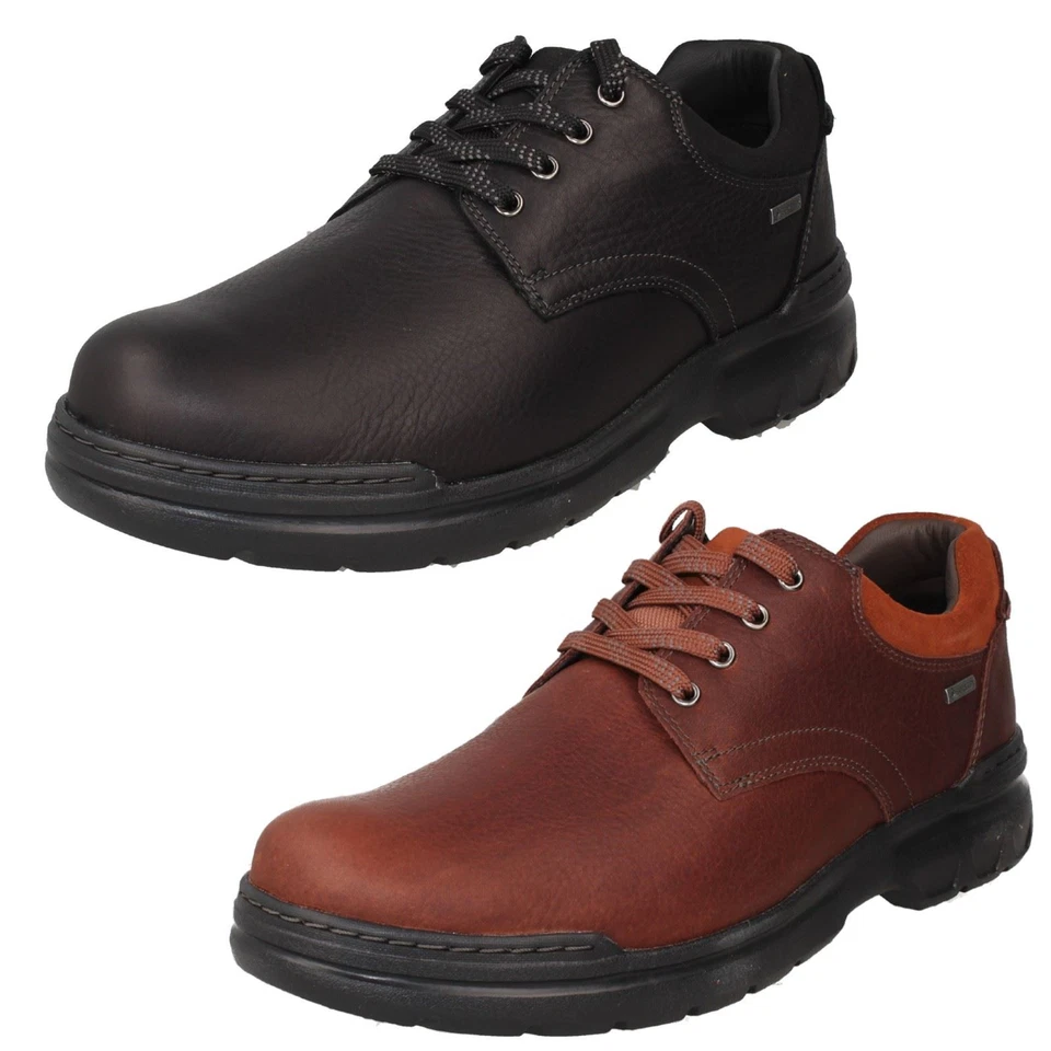 Mens Clarks Gore-Tex Weatherproof Lace Up Shoes 'Rockie WalkGtx' - Image 1 of 1