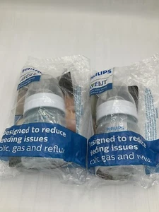 2 Philips Avent Anti-Kolik Flasche 4oz Single 0+ Gas Koliken Rückfluss Luftfrei Entlüftung - Bild 1 von 6