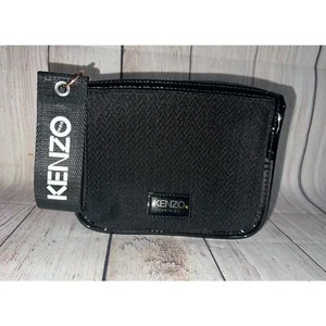 Kenzo Cosmetic Black Makeup Bag Clutch Pouch - Picture 1 of 6