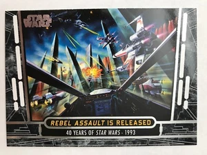 2017 Topps Star Wars 40th Anniversary #77 Rebel Assault is Released - Picture 1 of 1