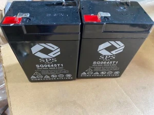 SPS Brand 6V 4.5 Ah UPS Replacement Battery for Portalac PE6V4WS (2 Pack) - Picture 1 of 1