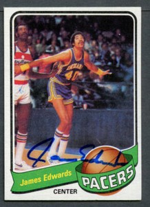 James Edwards #113 signed autograph auto 1979-80 Topps Basketball Trading Card