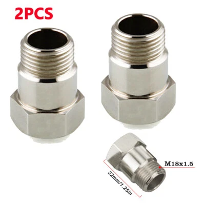 2PCS 02 Oxygen Sensor Extender Adapter Extension spacer HHO Bung CEL FIX BUNG - image 1 of 4