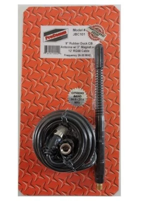 ProComm JBC101 9" Super Flexible CB Antenna Powerful 3" Magnet BRAND NEW - Image 1 of 4