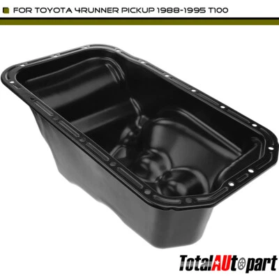 Engine Oil Pan for Toyota 4Runner 1988-1995 T100 1993-1995 Pickup 4WD 3.0L 3.4L - Image 1 of 4