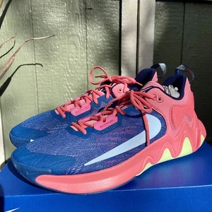 Nike Giannis Immortality 2 Mens Basketball Shoes Size 12 Blue Pink DM0825 400 - Picture 1 of 8