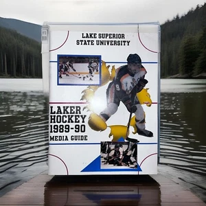 1989-1990 LAKE SUPERIOR STATE HOCKEY MEDIA GUIDE JIM DOWD, DOUG WEIGHT JABLONSKI - Picture 1 of 21