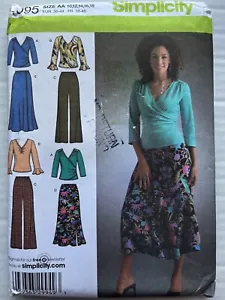 Pattern Simplicity 4095, misses’ wardrobe, pants, skirt, knit top sz 10-18 - Picture 1 of 2