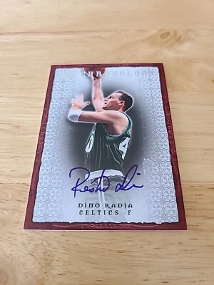 2007-08 Upper Deck Chronology Auto Dino Radja #28 Autógrafo Salón de la fama Celtics $$$ Foto 1 de 2