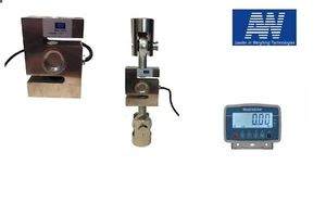 AWST SType load cell , 250kg*0.1kg with rod ends, brackets & Weight Indicator - Picture 1 of 3