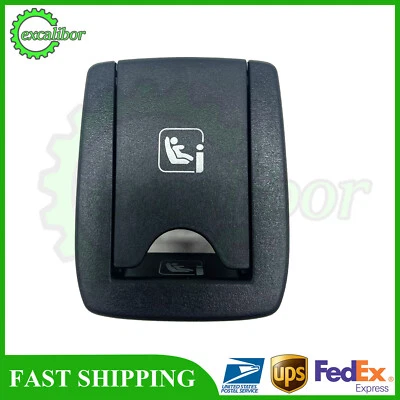 Cubierta de interruptor ISOFIX con hebilla de asiento infantil fila trasera OEM para Alfa Romeo Stelvio 17-22 Foto 1 de 4