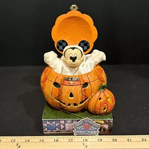 Jim Shore (Disney) - Topolino - Halloween - "Attenti alla toppa zucca" - Foto 1 di 12