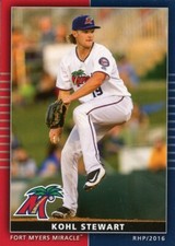 2016 Grandstand Fort Myers Miracle KOHL STEWART RC TWINS HOUSTON TX