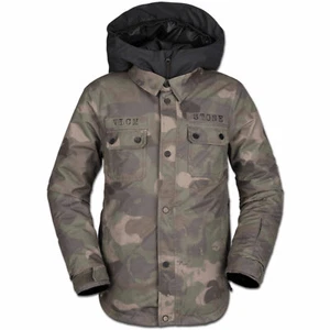 Volcom Neolithic Insulated Jacke Kinder Snowboardjacke Skijacke Winterjacke Camo - Bild 1 von 2