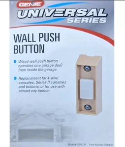 Genie Garage Door Wall Push Button Beige GWC-R - Picture 1 of 3