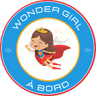 Autocollant Bébé à Bord - Wonder Girl