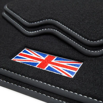 Tappetini esclusivi Union Jack adatti per Mini Clubman R55 anno 2007-2014 - Immagine 1 di 4