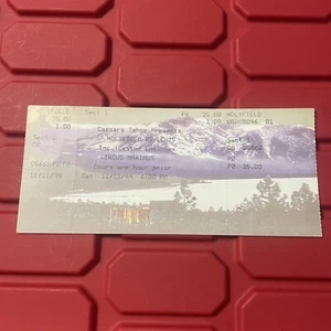 Holyfield Vs Lewis II Heavyweight Championship Fight Ticket Stub Caesars 1999 - Imagen 1 de 2