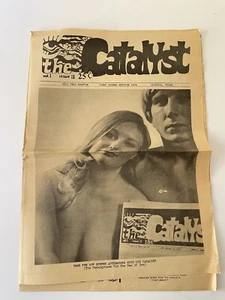 1970 Catalyst Magazine anti war Womens Rights Racial Lubbock Texas - Picture 1 of 3