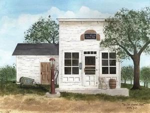 Billy Jacobs The Old General Store Nostalgic Art Print 16 x 12 - Picture 1 of 1