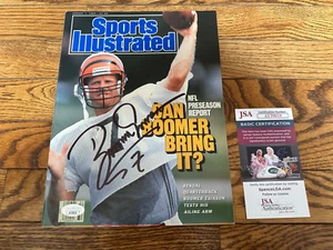 NFL Boomer Esiason Sports Illustrated Bengals Signed August 7, 1989 JSA - Picture 1 of 1