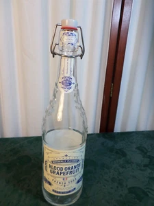 Artisan Limonadier Blood Orange Grapefruit French Soda Glass Collector Bottle - Picture 1 of 10