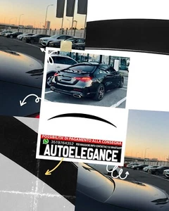 Spoiler posteriore adatto per Mercedes Benz Classe C berlina nero - Imagen 1 de 7