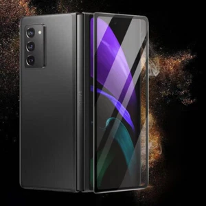 Front+Back For Samsung Galaxy Z Fold 2 Fold Tempered Glass Screen Protector Lot - Picture 1 of 11