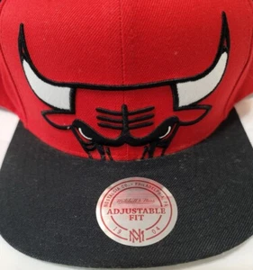 NEW Mitchell & Ness NBA Chicago Bulls Cropped XL Logo Snapback Cap - Picture 1 of 9