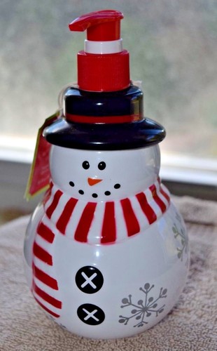 SNOWMAN HAND WASH, SCENTED, NEW, PIER 1, 16 OZ PLASTIC BOTTLE ...