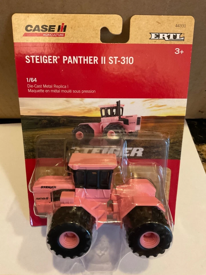 ERTL 1:64 CASE IH Steiger Pink Panther  II ST-310 Tractor  w/  duals - Image 1 of 1