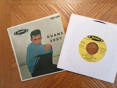 JAMIE 7" 45 RECORD JEP 100/ DUANE EDDY/4 SONG EP/ w PIC SLEEVE/ VG+ VINYL - Image 1 of 4