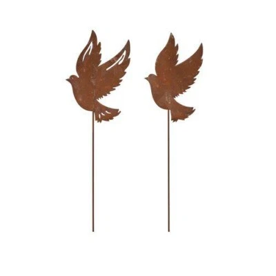 Rustic Doves Garden Stakes (Set Of 2) - Image 1 of 4