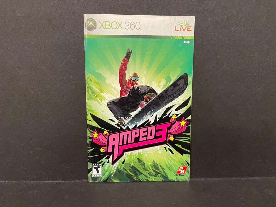 Amped Xbox 360 MANUAL ONLY NO TRACKING Authentic - Image 1 of 1