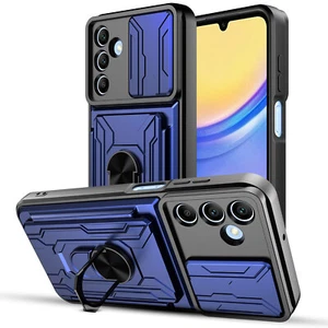 For Samsung Galaxy A15/A25/A55 5G Shockproof Ring Kickstand Case+Tempered Glass - Picture 1 of 64