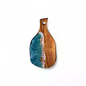 Ocean Wave Olive Wood Charcuterie Boards, Serving Board, Cutting Board - Picture 1 of 3