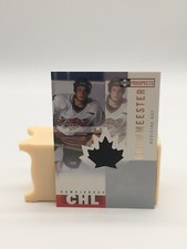 2001 Upper Deck CHL Prospects Game Jersey - Jay Bouwmeester