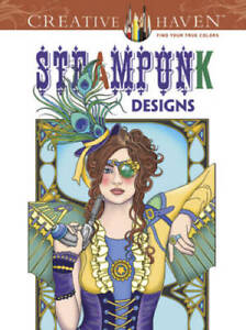Creative Haven Steampunk Designs Coloring Book (Adult Coloring) - ACCEPTABLE