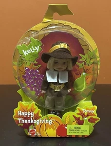 2004 Mattel Kelly Tommy Happy Thanksgiving Holiday Pilgrim Doll - Picture 1 of 10