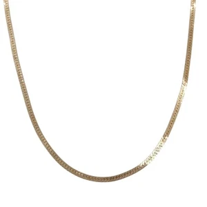 Milor Kette Glieder Halskette 14 Karat Gelbgold Italien 2 Gramm Vintage Schmuck - Bild 1 von 6