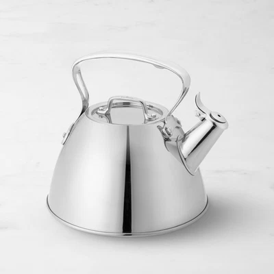 All-Clad Specialty Stainless Steel Tea Kettle 2 Quart Induction Pots and Pans