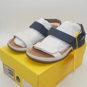 NEW Strive Kona Sandals Orthotic Women's 9.5 to 10 Straps Navy and Cream - Picture 1 of 10