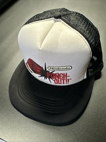 RARE Vintage HAT 1989 NINTENDO Punch-Out!!! Snapback NOS NES SNES Mario Vintage