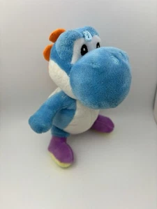 8” Blue Yoshi Plush Stuffed Animal Super Mario 2021 - Picture 1 of 4